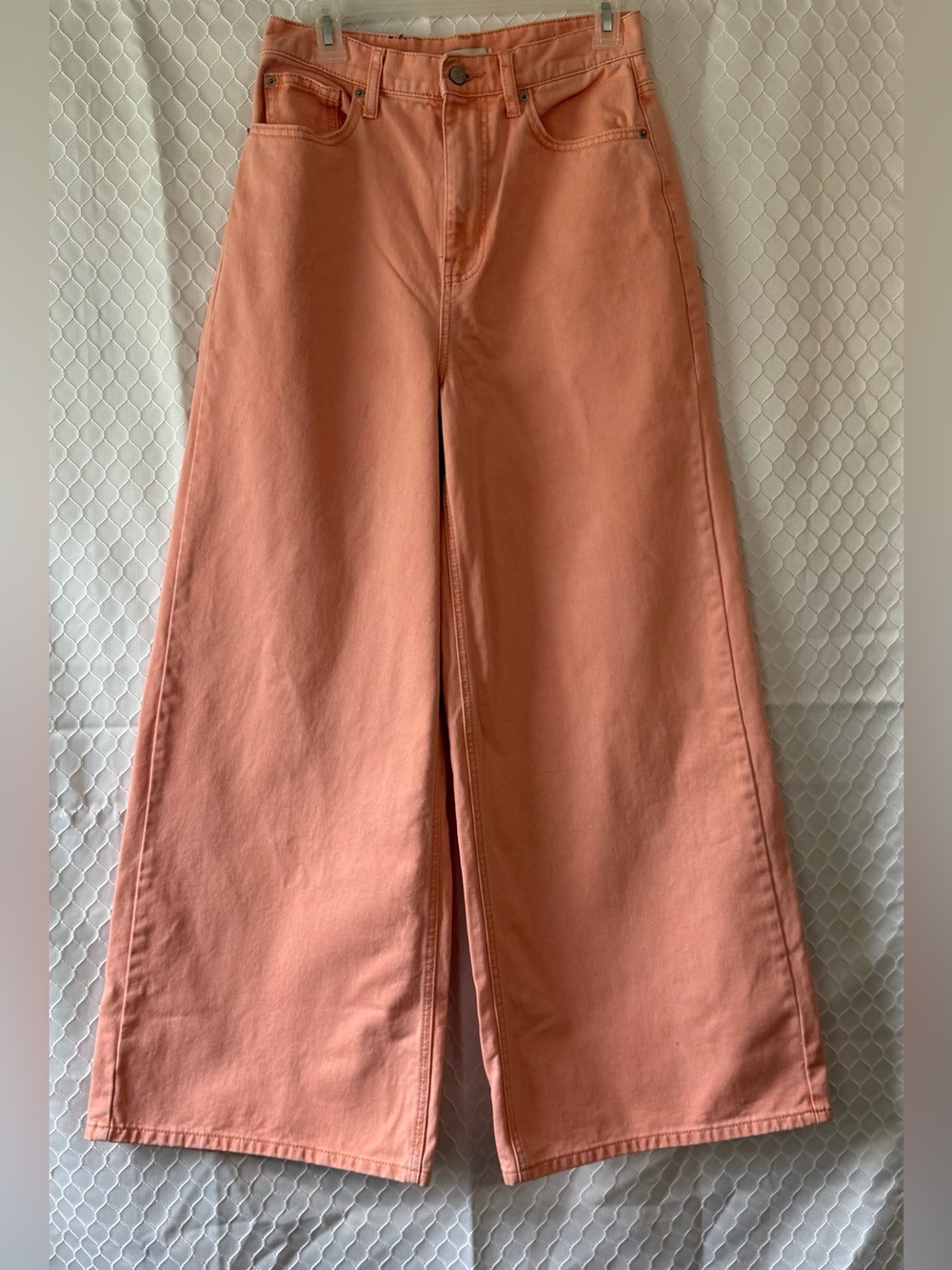 BDG Wide-Leg Jeans in Peach